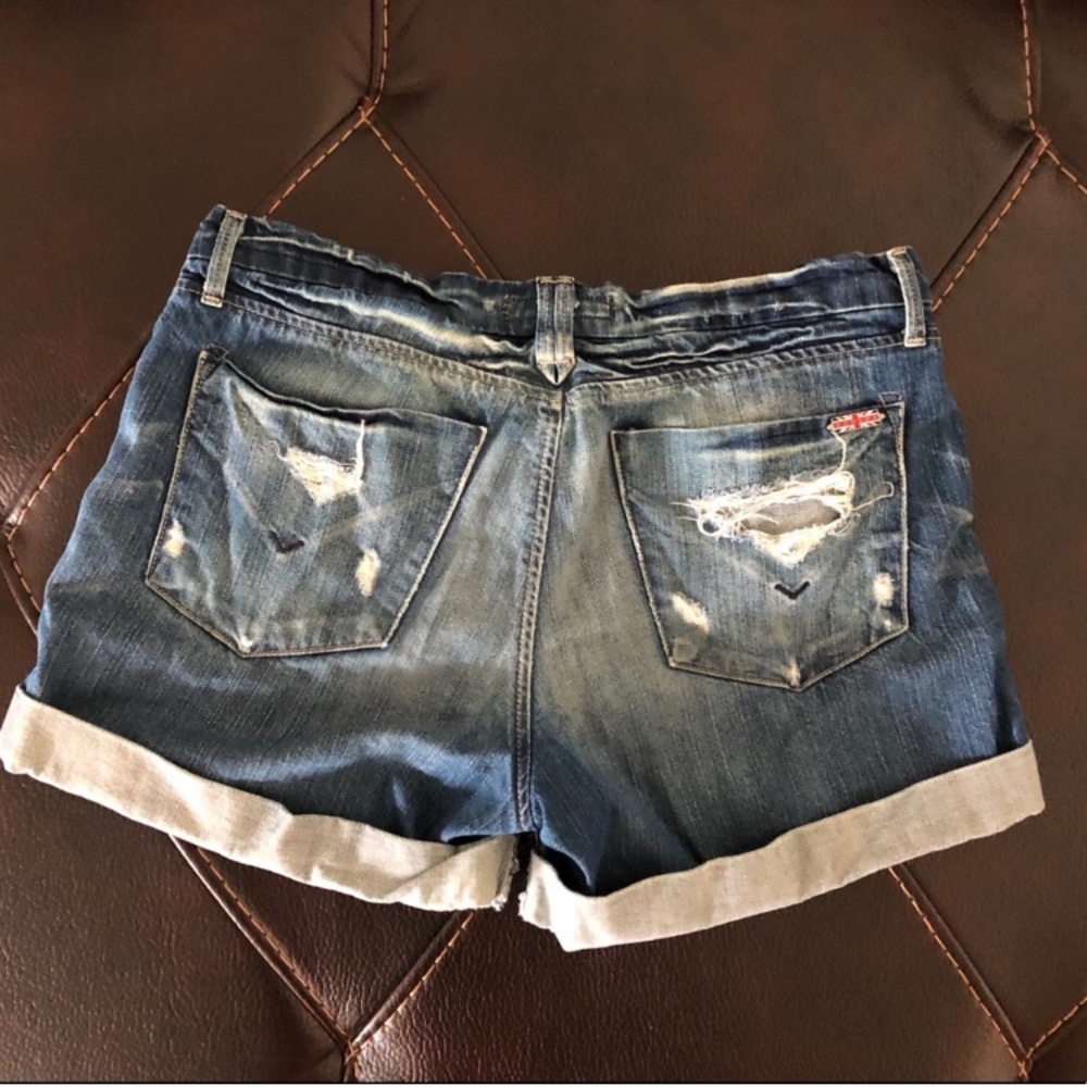 Hudson Distressed Jean shorts